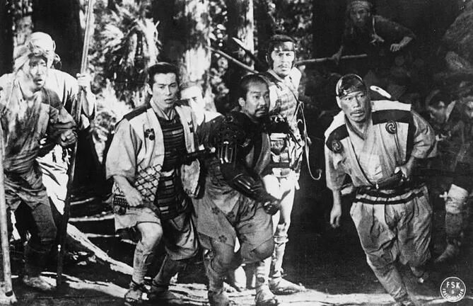 1954黑澤明高分動作《七武士/七俠四義》.日語中字